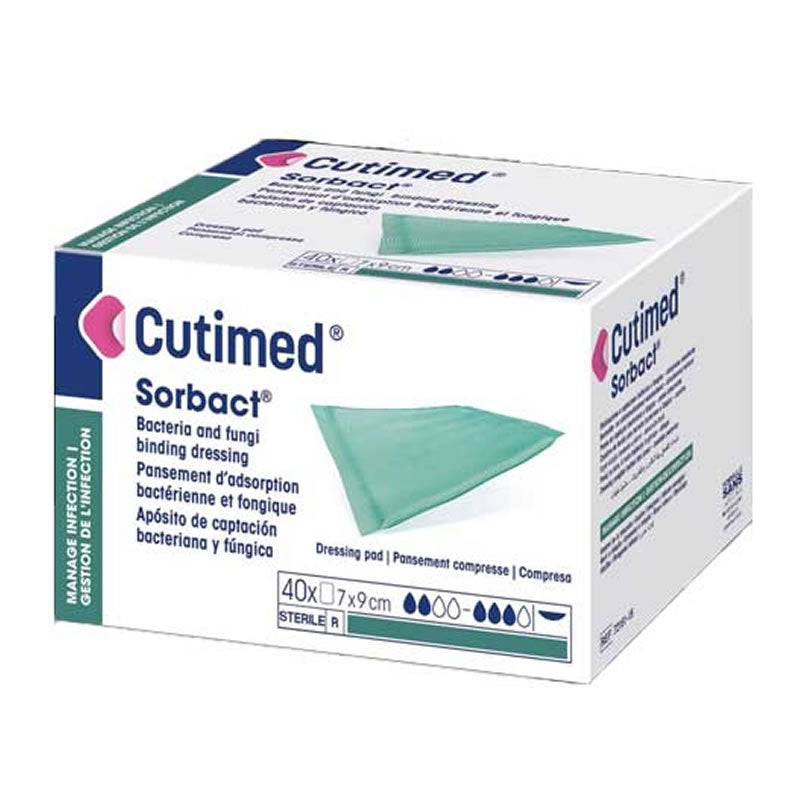 Cutimed Sorbact Swab (Compress) Binding Dressing