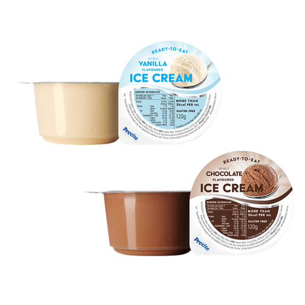 Precise No Melt Ice Cream 120g tubs | Carton of 24