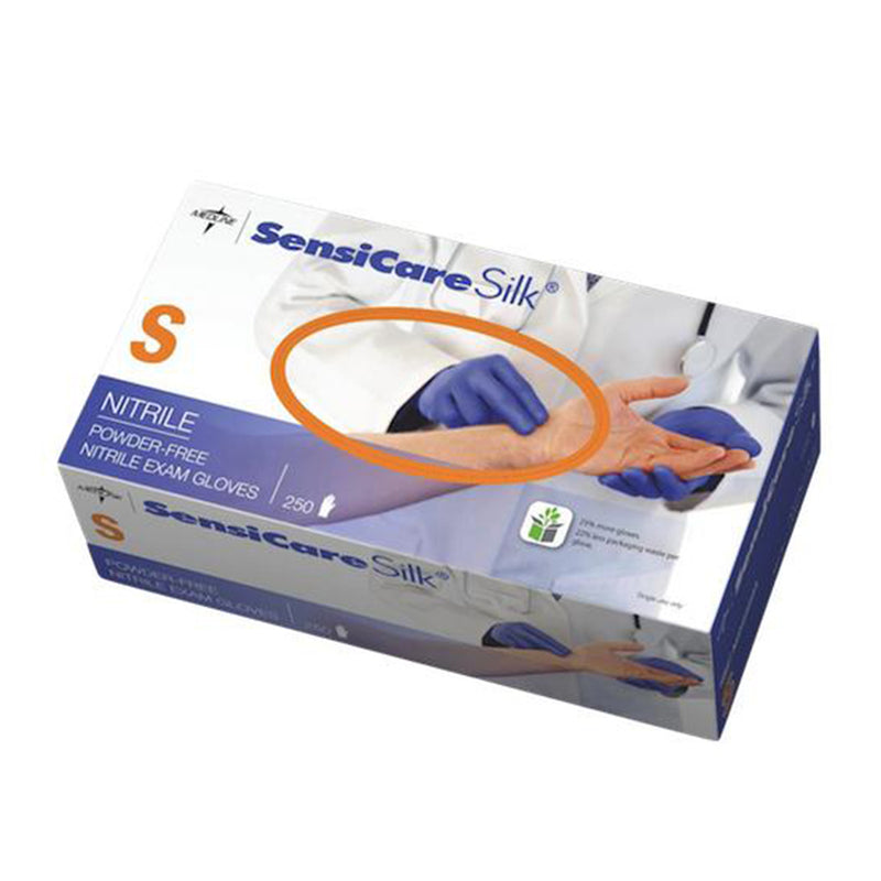 Medline SensiCare Silk Nitrile Disposable Gloves | Pack