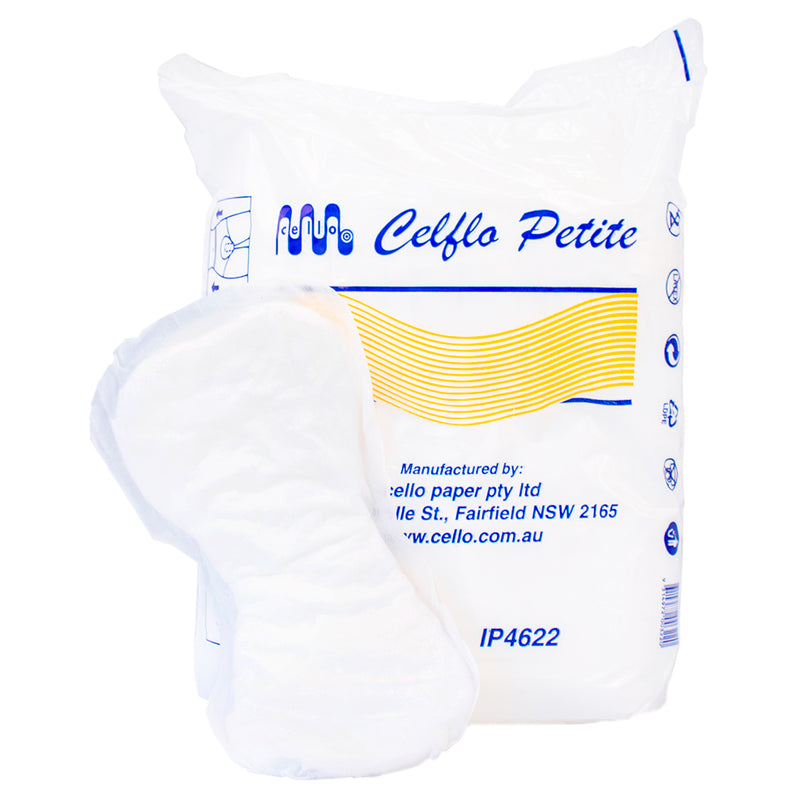 Celflo Petite Non-Waterproof Disposable Booster Insert Pads, 200mL | Pack of 20