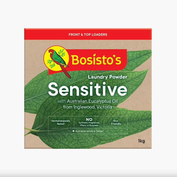 Bosisto's Sensitive Laundry Powder 1kg