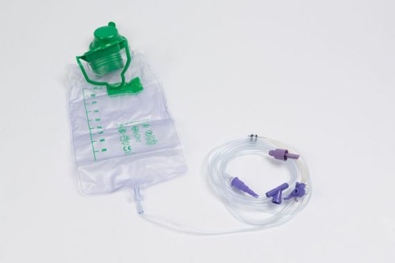 Kangaroo ePump RTH feed & flush set with inline medication port (sterile) | Carton of 30