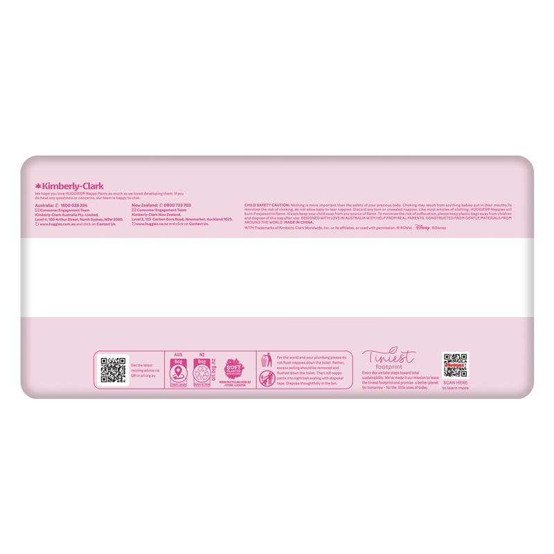 Huggies Ultra Dry Nappy Pants Walker Girl Size 5 (12-17kg) | Pack of 26
