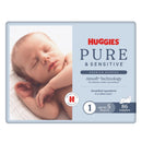 Huggies Pure & Sensitive Nappies Newborn Size 1 (up to 5kg) | Pack of 86