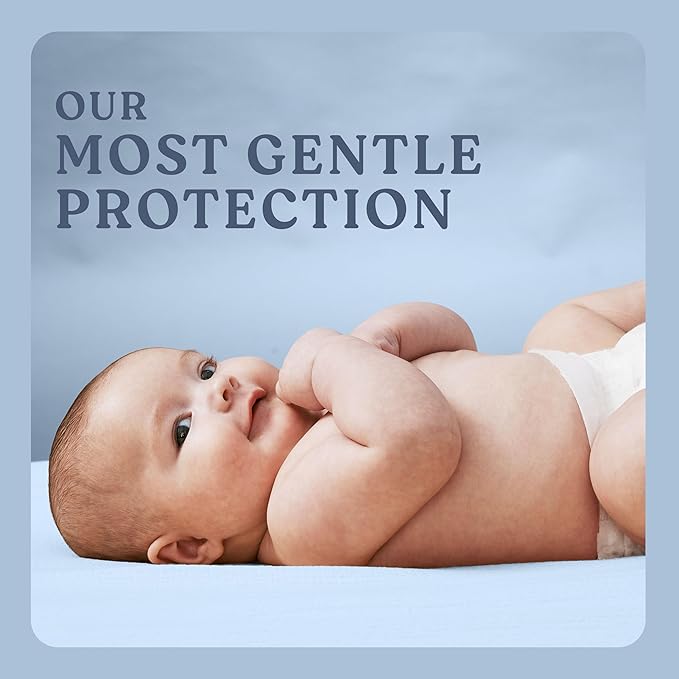 Huggies Pure & Sensitive Nappies Newborn Size 2 (4-8kg) | Pack of 74