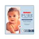 Huggies Pure & Sensitive Nappies Newborn Size 3 (6-11kg) | Pack of 68