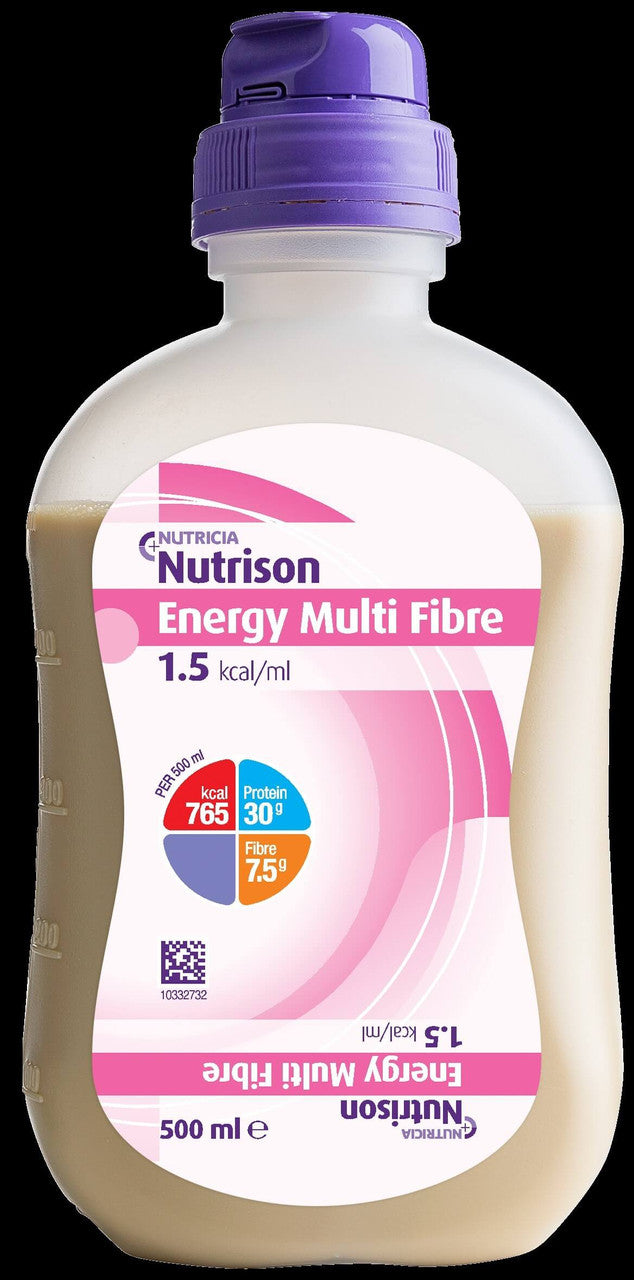Nutrison Energy Multi Fibre 500mL OpTri Bottle | Carton of 12