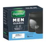 Depend Guards for Men Level 1 | Pack of 14