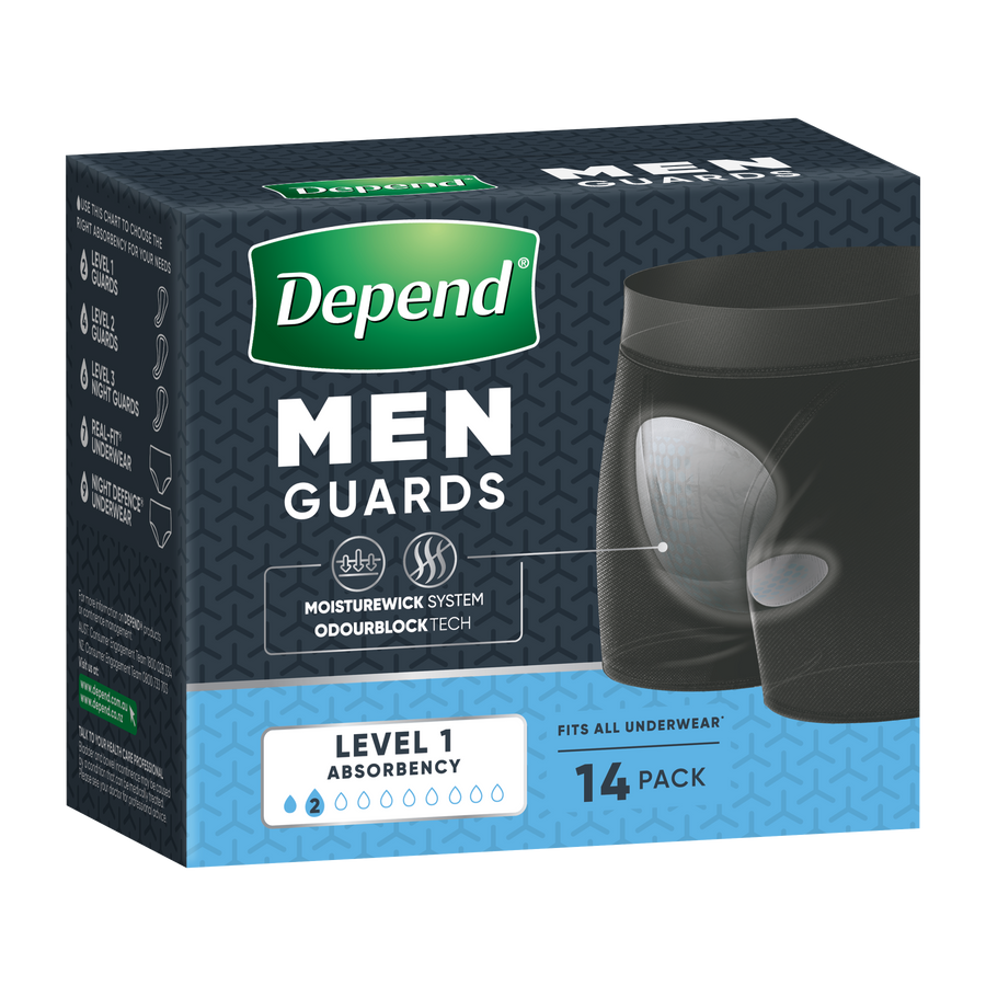 Depend Guards for Men Level 1 | Pack of 14