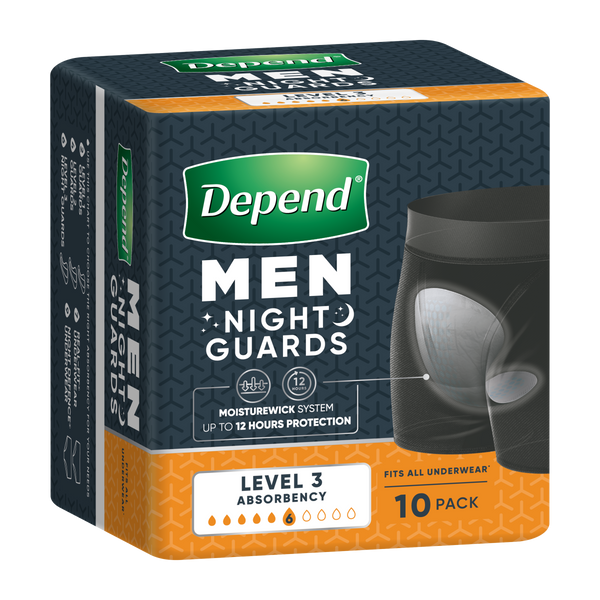 Depend Night Guards for Men Level 3 | Pack of 10