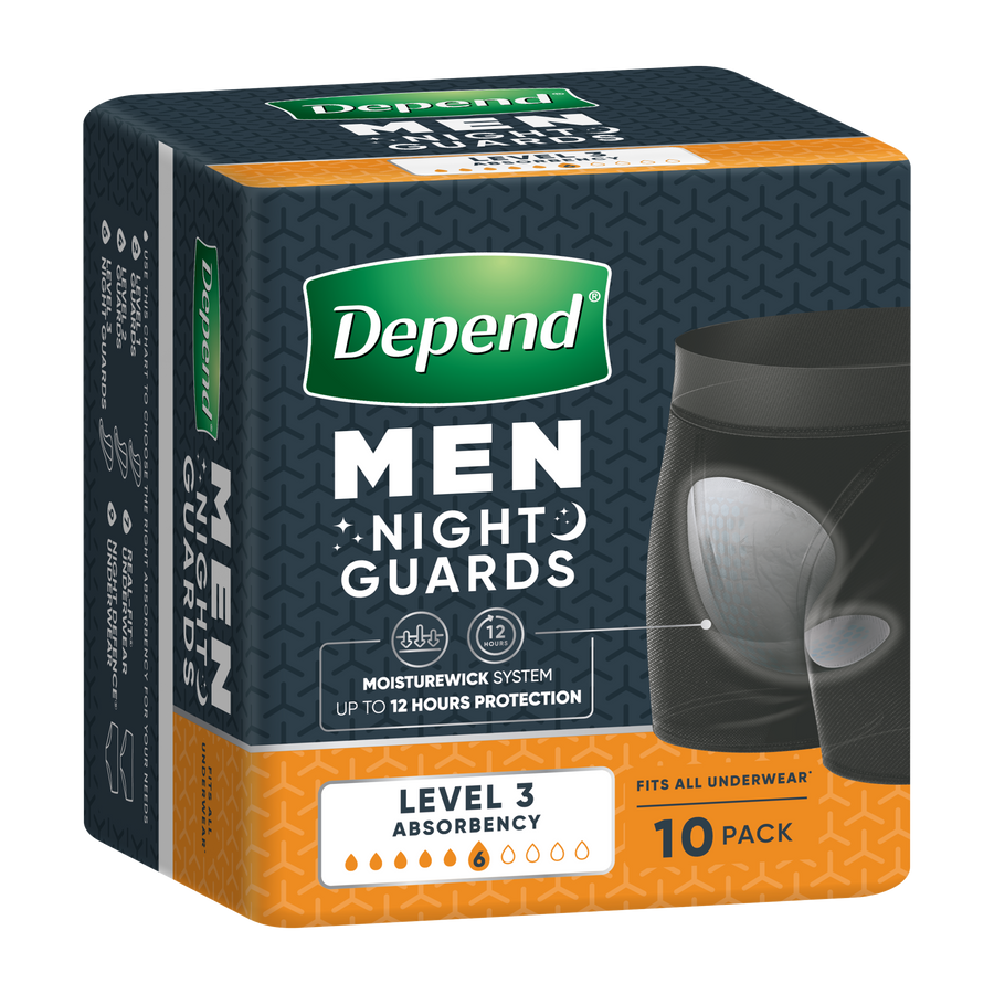 Depend Night Guards for Men Level 3 | Pack of 10