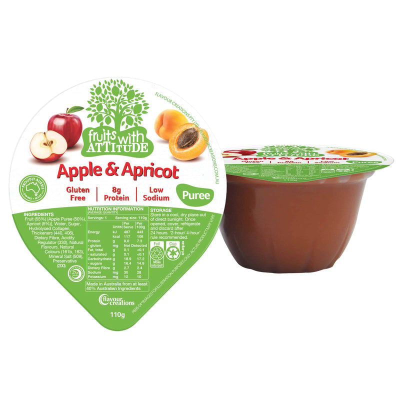 Flavour Creations Pureed Fruits With Attitude 110g Cups | Carton of 36