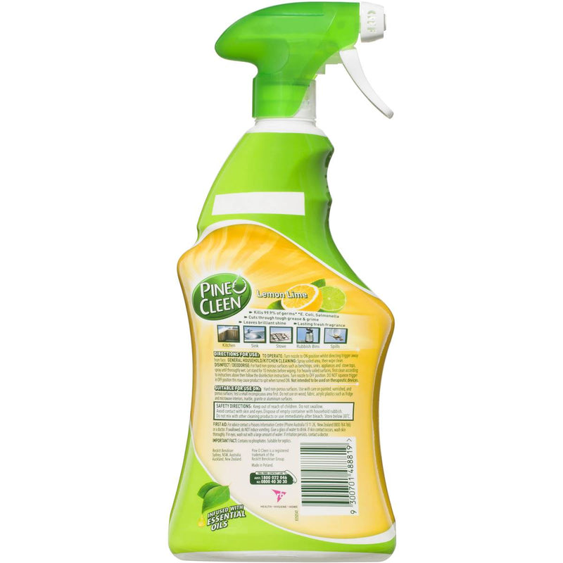 Pine O Cleen Multipurpose Lemon Lime Trigger Spray 750mL
