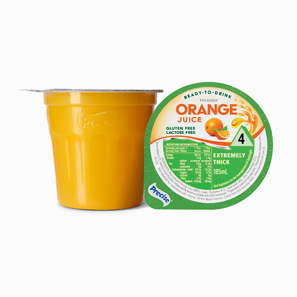 Precise Ready-To-Drink Extremely Thick/Level 4 Juice 185mL Cups | Carton of 12
