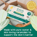 GAIA Natural Baby Water Wipes + Ceramides Pack of 280 product information view