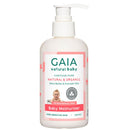 GAIA Natural Baby Moisturiser 250mL pump bottle front product view