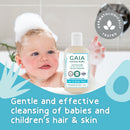GAIA Natural Baby Hair & Body Wash 200mL product view 4