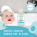 GAIA Natural Baby Hair & Body Wash 200mL product view 6