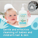 GAIA Natural Baby Hair & Body Wash 500mL product view 7