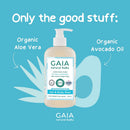 GAIA Natural Baby Hair & Body Wash 500mL product view 8