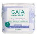 GAIA Natural Baby Organic Cotton Cleansing Pads Pack of 40 front product view