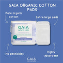 GAIA Natural Baby Organic Cotton Cleansing Pads Pack of 40 product features view