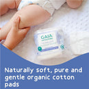 GAIA Natural Baby Organic Cotton Cleansing Pads Pack of 40 baby care lifestyle view