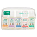 GAIA Natural Baby Starter Kit 5x50mL front pack view with five 50mL bottles