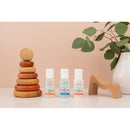 GAIA Natural Baby Mini Traveller 3x50mL three-bottle lifestyle view