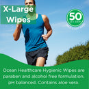 Ocean Healthcare Hygienic Body Wipes (33x23cm) | Pack of 50