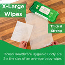 Ocean Healthcare Hygienic Body Wipes (33x23cm) | Pack of 50