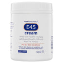 E45 Cream For Dry Skin Tub 500g front product view