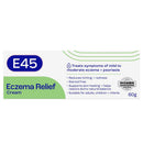E45 Eczema Relief Cream 60g product information graphic 1