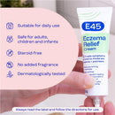 E45 Eczema Relief Cream 60g product information graphic 5