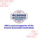 E45 Eczema Relief Cream 60g product information graphic 6