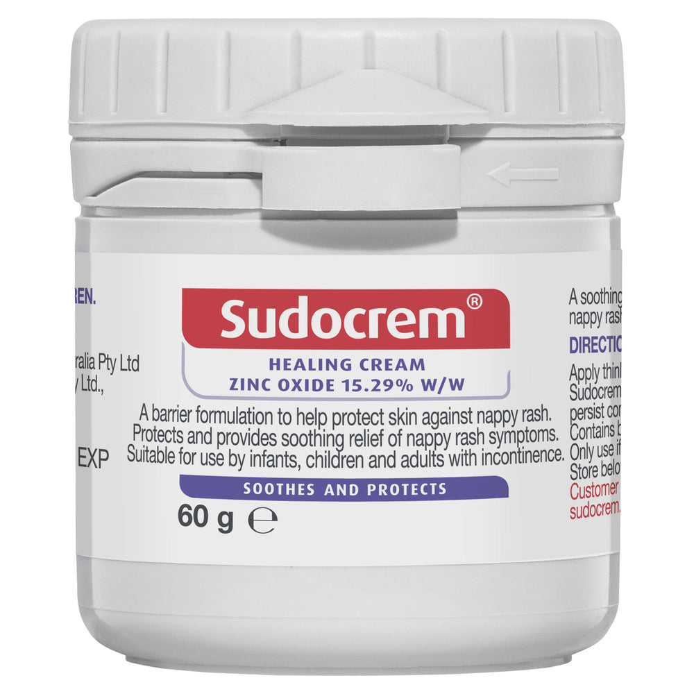 Sudocrem Healing Cream 60g | Zinc Oxide Barrier Cream