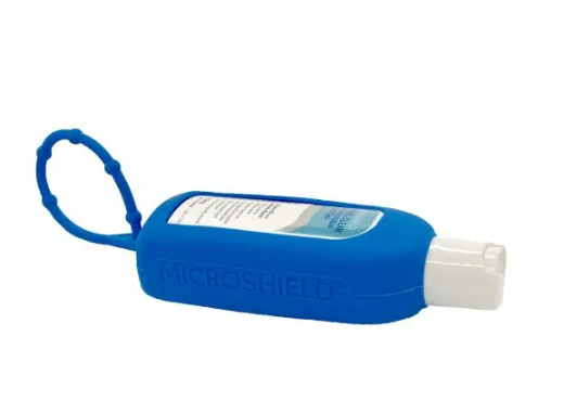 Microshield Reusable Silicone holder for use with 100mL Sanitiser | Each