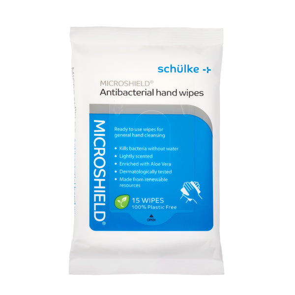 Microshield Antibacterial Hand Wipes | Pack of 15