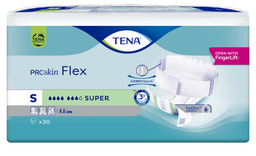 TENA Flex PROskin Super | Pack of 30