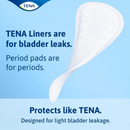 TENA Liners Extra Long Length | Pack of 24