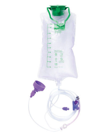 Medciation Pot Kangaroo Joey RTH 3-in-1 feed & flush set with inline medication port