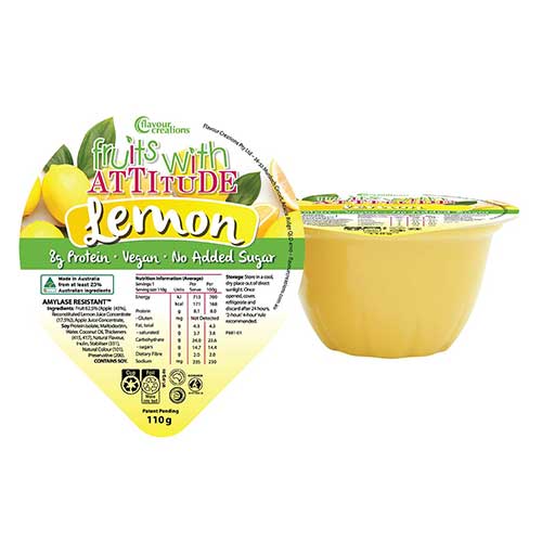 Flavour Creations Pureed Fruits With Attitude 110g Cups | Carton of 36