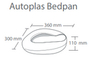 Autoplas Bedpan | Each