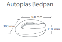 Autoplas Bedpan | Each
