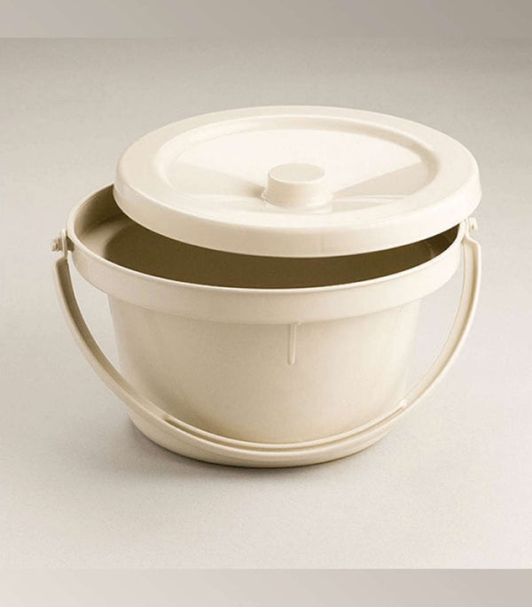 Autoplas Commode Pan & Lid in Mushroom | Each