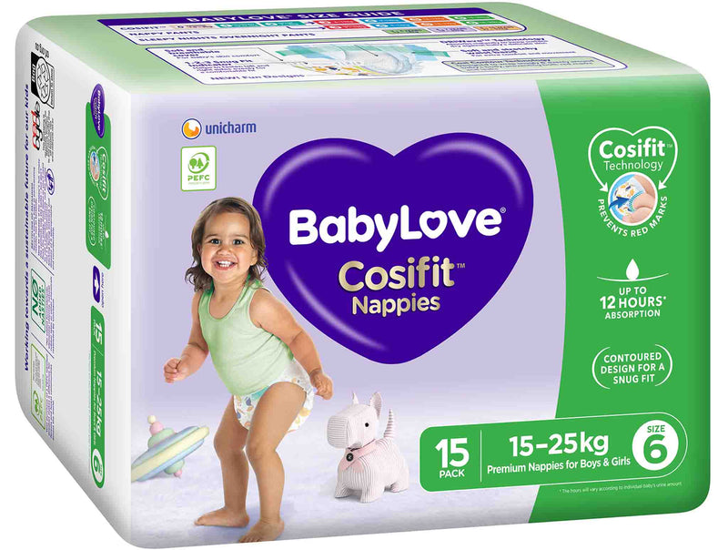 BabyLove Cosifit Nappies Junior 15-25kg | Pack of 15