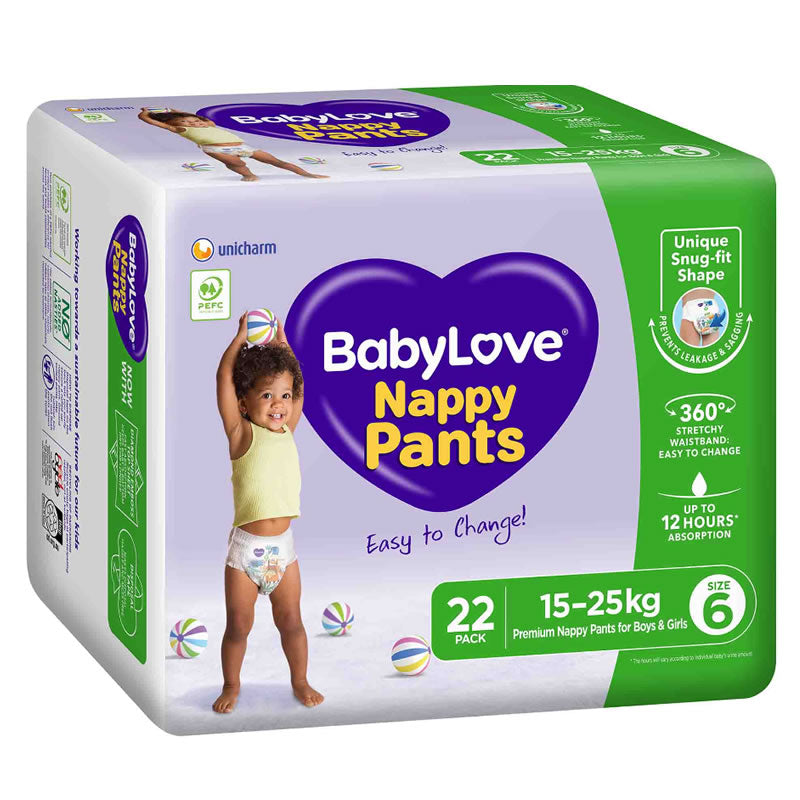 BabyLove Nappy Pants Junior Size 6 - Packaging