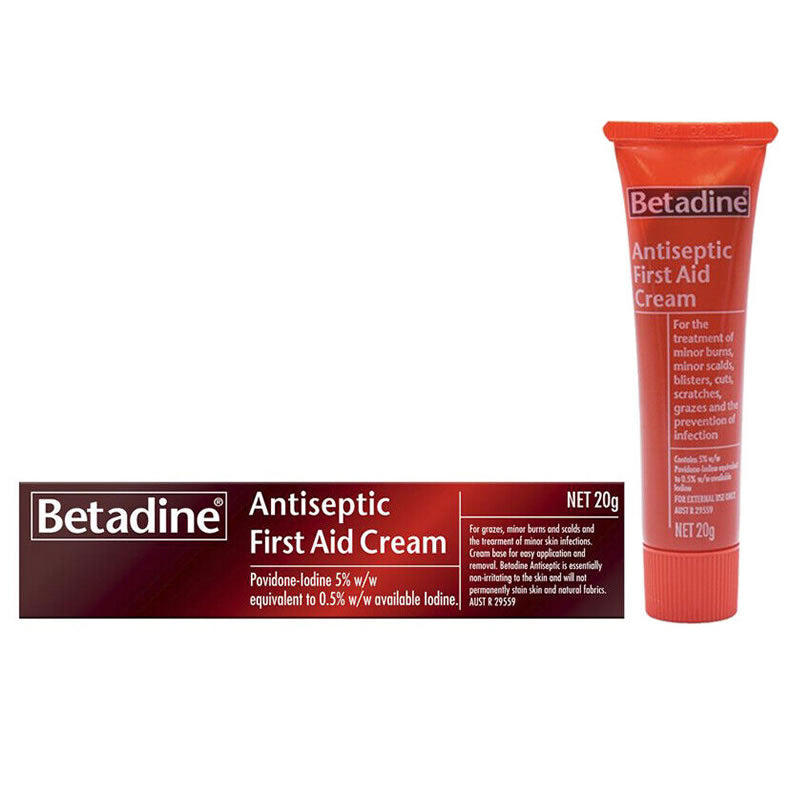 Betadine Antiseptic First Aid Cream 20g | EACH