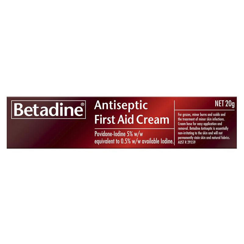 Betadine Antiseptic First Aid Cream 20g | EACH