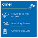 Clinell Antibacterial Hand Wipes (Individually Wrapped) | Pack of 100 sachets
